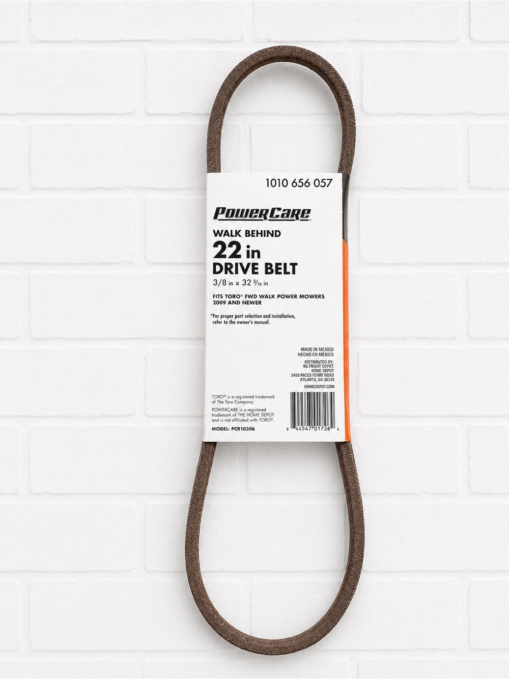 PowerCare 22 in Drive Belt - Brown